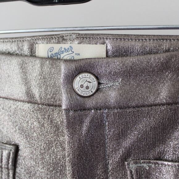 NWT Seafarer For Bonpoint Girl Sparkling Gold 'Lord Jim' Style Pants Straight 12 - Picture 4 of 10